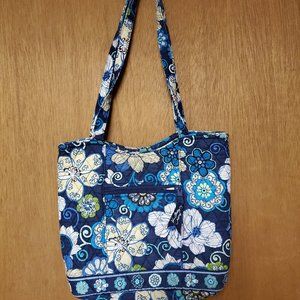 MULTI BLUE DOUBLE SHOULDER STRAP VERA BRADLEY BAG